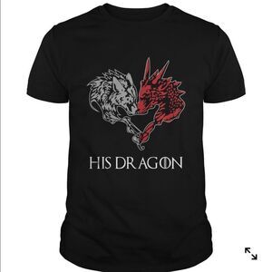 Game of thrones size large His Dragon T-shirt